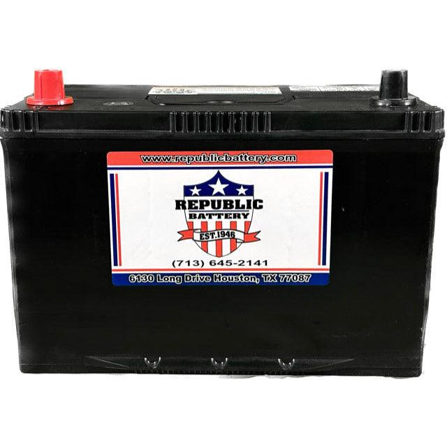 27-1 Battery 27 Group Size, Wet Cell, 700cca 850ca 1yr Warranty Republic Brand - Republic Battery Online