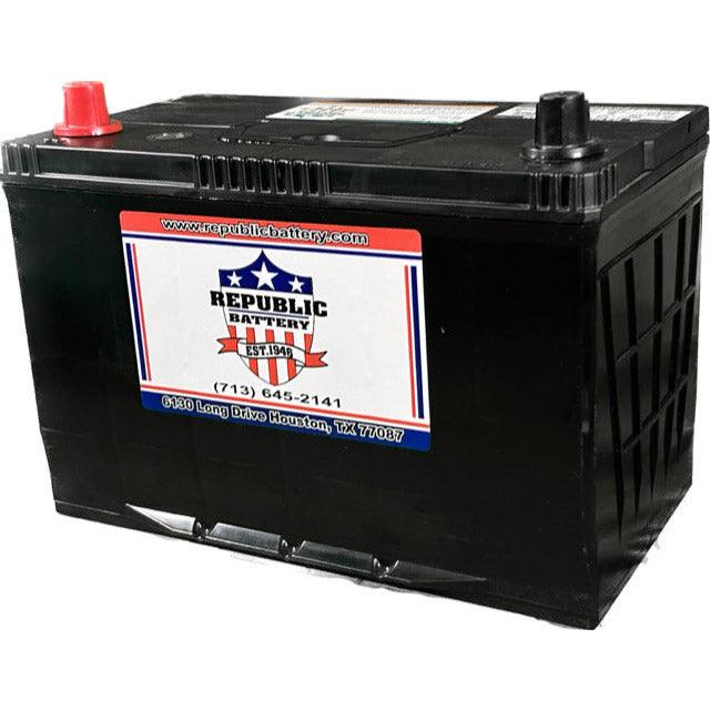 27-1 Battery 27 Group Size, Wet Cell, 700cca 850ca 1yr Warranty Republic Brand - Republic Battery Online