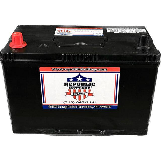 27-1 Battery 27 Group Size, Wet Cell, 700cca 850ca 1yr Warranty Republic Brand - Republic Battery Online