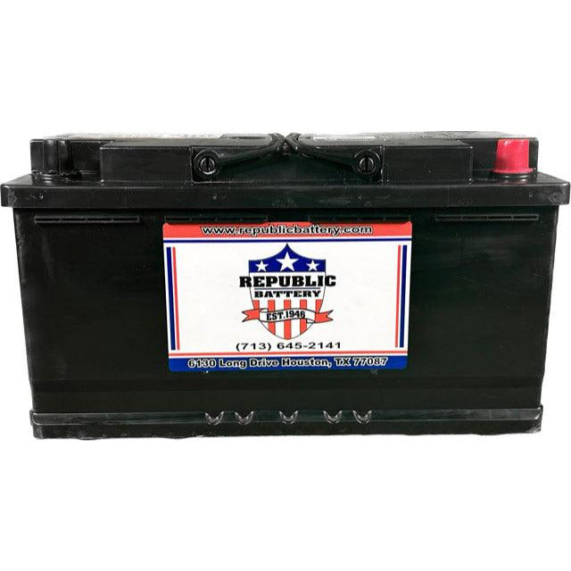49AGM (H8) 49 H8 Group Size, AGM, 825cca 1000ca 1yr Warranty Republic Brand - Republic Battery Online