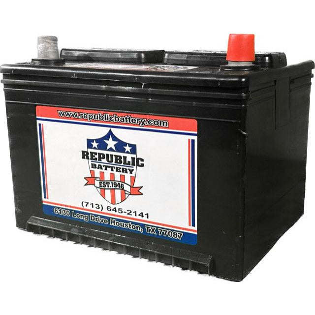 58R-1 Battery 58R Group Size, Wet Cell, 525cca 650ca 1yr Warranty Republic Brand - Republic Battery Online