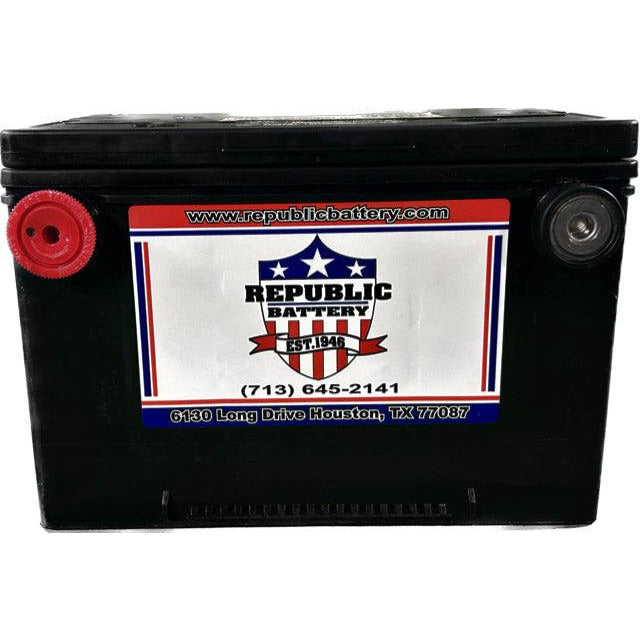 78-1 Battery: 78 Group Size, 680cca 825ca 1yr Warranty Republic Brand - Republic Battery Online