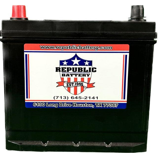 86-1 Battery: 86 Group Size, 630cca 810ca 1yr Warranty Republic Brand - Republic Battery Online