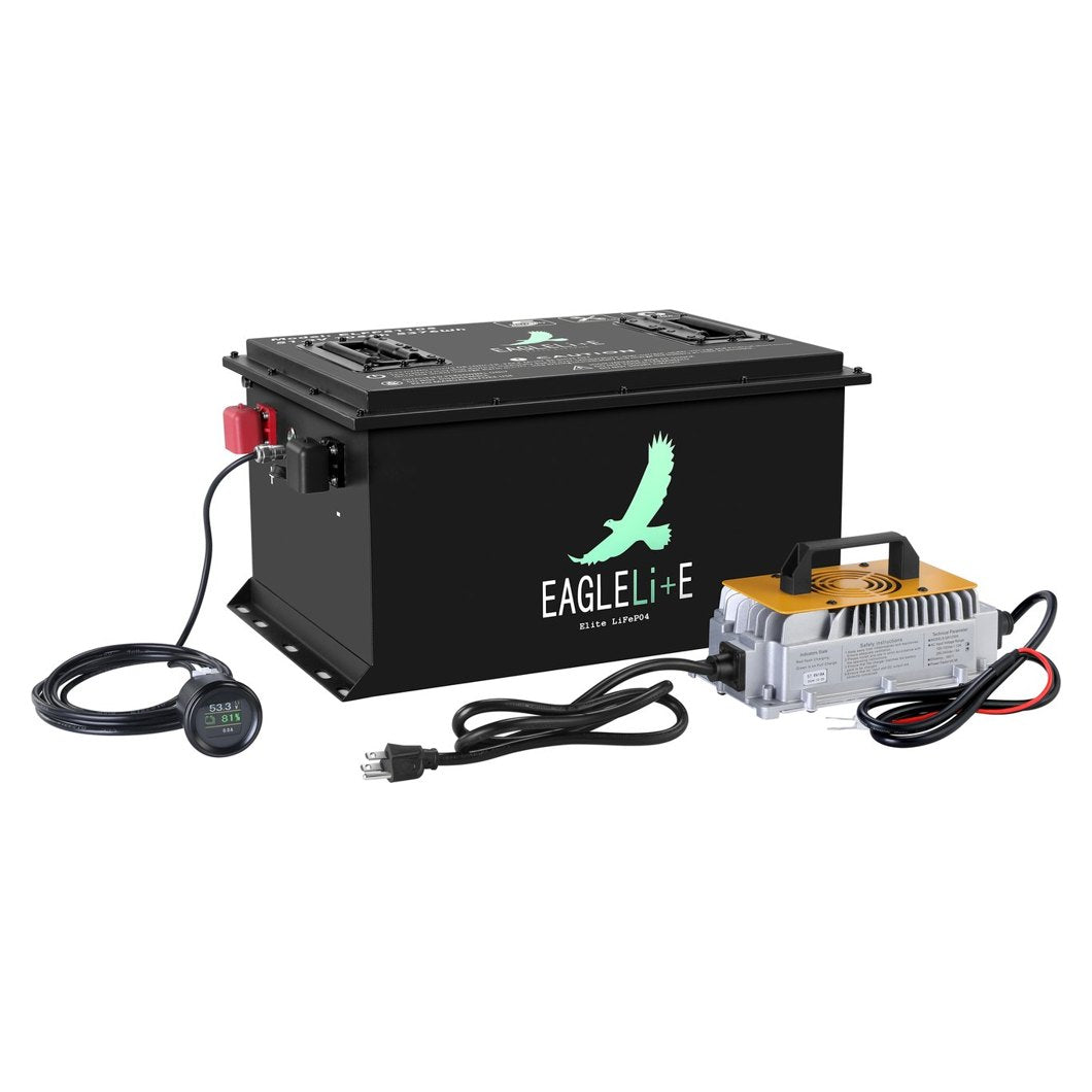 EagleLi+E ELFP51100 48V lithium golf cart battery kit