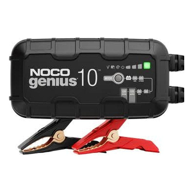 NOCO GENIUS10 charger included with ELFP12100M charger package