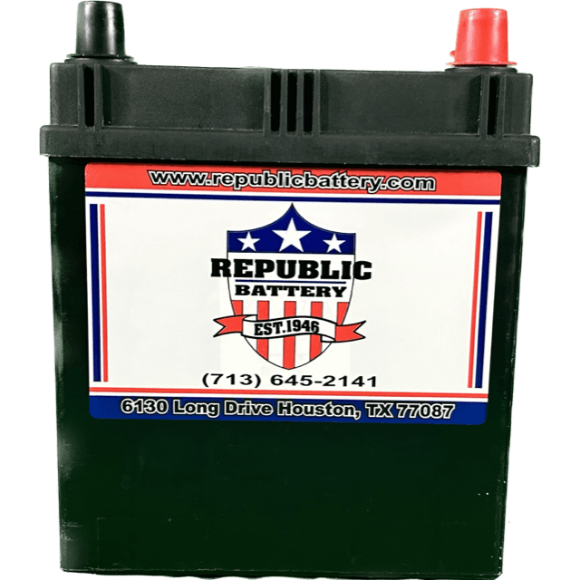 151R-1 Battery 151R Group Size, Wet Cell, 340cca 425ca 1yr Warranty Republic Brand - Republic Battery Online