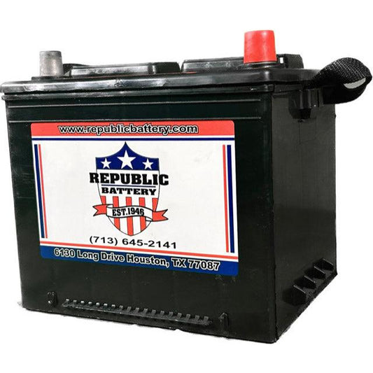 26R-1 Battery, 26R Group Size, Wet Cell, 525cca 625ca 1yr Warranty Republic Brand - Republic Battery Online