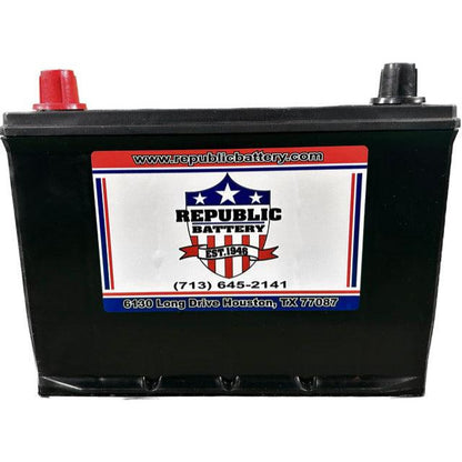34-3 Battery 34 Group Size, Wet Cell, 550cca 675ca 3yr Warranty Republic Brand - Republic Battery Online