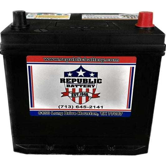 35-1 Battery 35 Group Size, Wet Cell, 570cca 710ca  1yr Warranty Republic Brand - Republic Battery Online