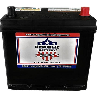 35-3 Battery 35 Group Size, Wet Cell, 570cca 710ca  3yr Warranty Republic Brand - Republic Battery Online