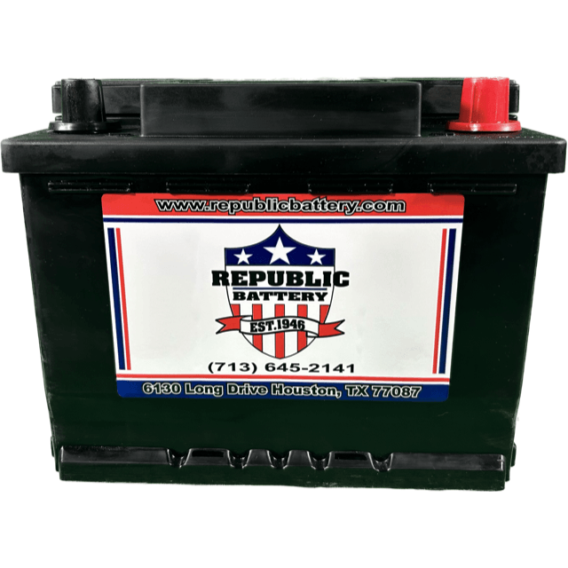 96R-1 Battery: 96R Group Size, 590cca 700ca 1yr Warranty Republic Brand - Republic Battery Online