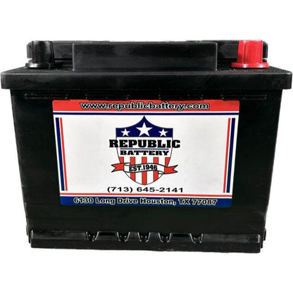 47/90-1 (H5) Battery 47 Group Size, Wet Cell, 630cca 875ca  1yr Warranty Republic Brand - Republic Battery Online