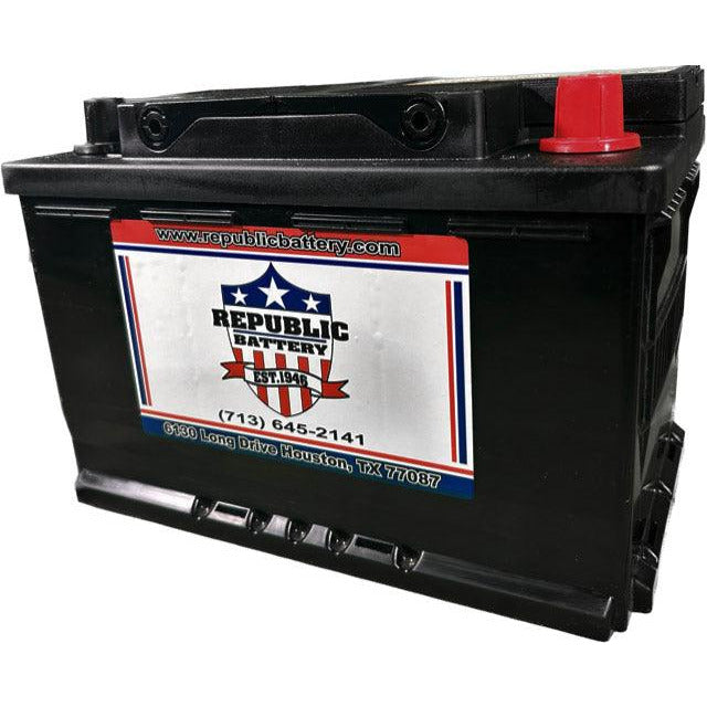 47/90-2 (H5) Battery 47 Group Size, Wet Cell, 630cca 875ca  2yr Warranty Republic Brand - Republic Battery Online