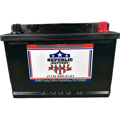 48/91-1 (H6) 48 H6 Group Size, Wet Cell, 770cca 960ca 1yr Warranty Republic Brand - Republic Battery Online