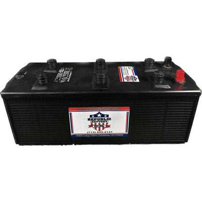 4DLT Battery, Group Size 4DLT  825cca 1000ca 1yr Warranty Republic Brand - Republic Battery Online