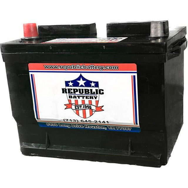 59-1 Battery 59 Group Size, Wet Cell, 590cca 735ca 1yr Warranty Republic Brand - Republic Battery Online