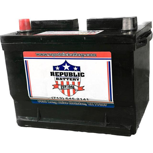 59-3 Battery 59 Group Size, Wet Cell, 590cca 735ca 3yr Warranty Republic Brand - Republic Battery Online
