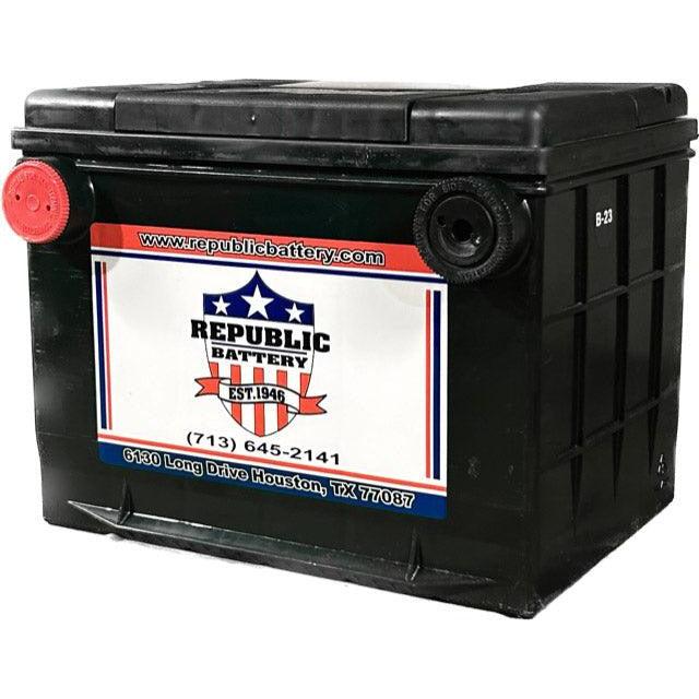75-1 Battery: 75Group Size, 630cca 810ca 1yr Warranty Republic Brand - Republic Battery Online