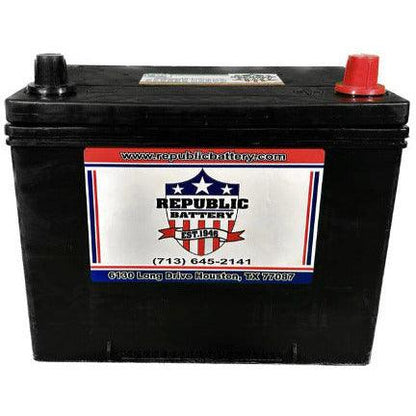124R-1 Battery 124R Group Size, Wet Cell, 700cca 875ca 1yr Warranty Republic Brand - Republic Battery Online